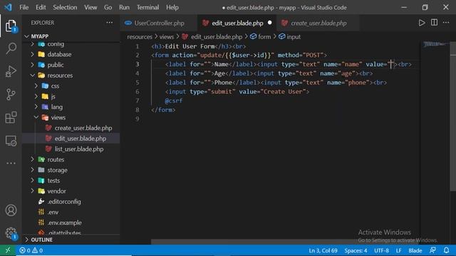 Laravel 8 in Tamil - 28 - How to Update using Eloquent Model | CRUD Operations смотреть онлайн