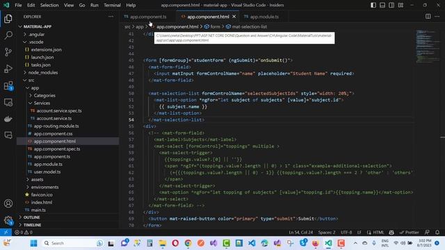 Angular Tutorial for Beginners 72: Material CheckBox list in Hindi смотреть онлайн