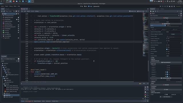Rigid body-based controller for the TPS demo - Godot 4 Tutorial. смотреть онлайн