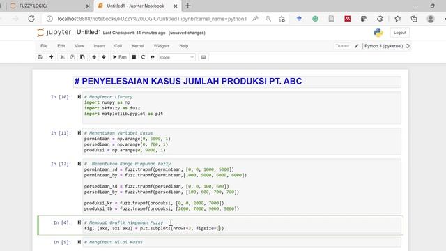 Coding Fuzzy Model Tsukamoto Menggunakan Python part 01 смотреть онлайн
