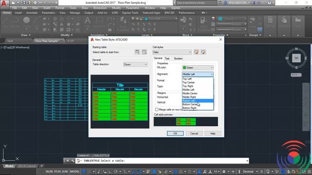 Autodesk AutoCAD: How to use Table Style Command in Autodesk AutoCAD смотреть онлайн