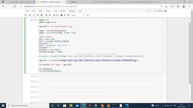 Write text over image using opencv смотреть онлайн