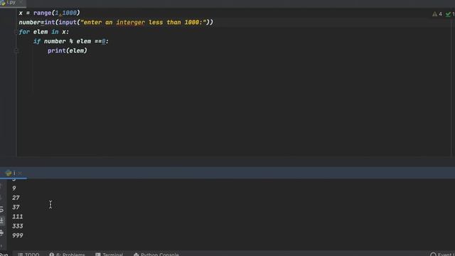 Range modulus % for loop in python смотреть онлайн