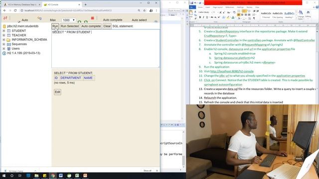 H2 In-Memory Database with Spring(Complete Tutorial 2019) смотреть онлайн
