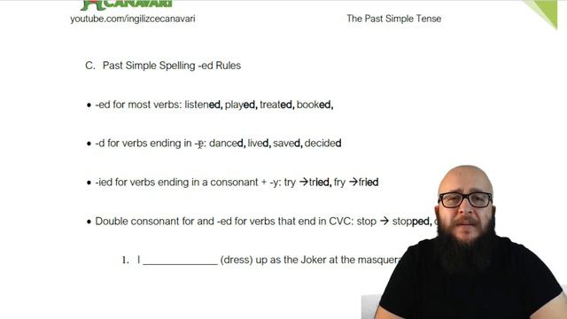 (PDF DERS!) İngilizce Geçmiş Zaman Konu Anlatımı (The Past Simple Tense) Regular Irregular Verbs смотреть онлайн