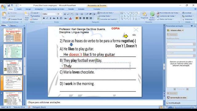 Aula 03 - Simple Present Forms (-) (?) смотреть онлайн