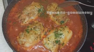 ГОЛУБЦЫ ПОД СОУСОМ☆ГОЛУБЦЫ НА СКОВОРОДЕ С МЯСОМ И РИСОМ☆что приготовить на ужин или обед