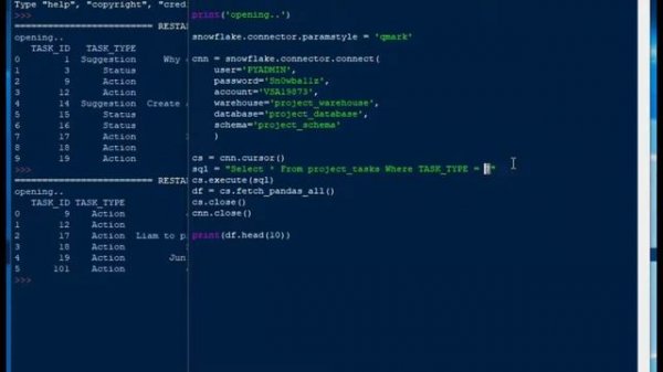 Use Parameters on Snowflake Queries with the Python Connector