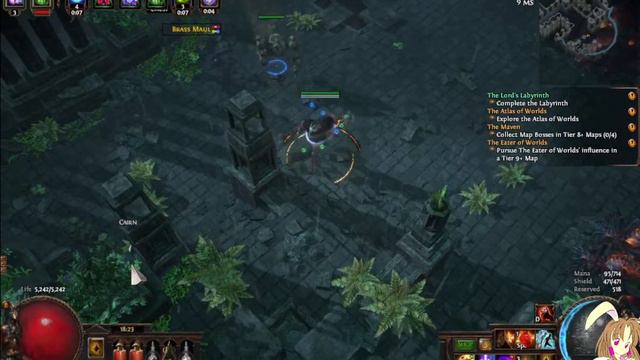 [Path of Exile 3.20] #8 Santum Gauntlet HCSSF Hexblast Mine Juggernaut смотреть онлайн