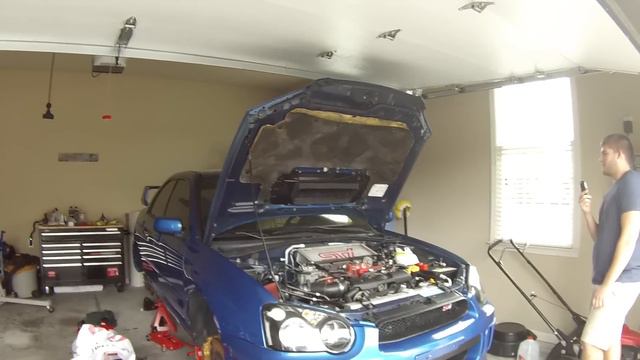 SUBARU IMPREZA WRX STI FIRST START AFTER ENGINE REBUILD смотреть онлайн