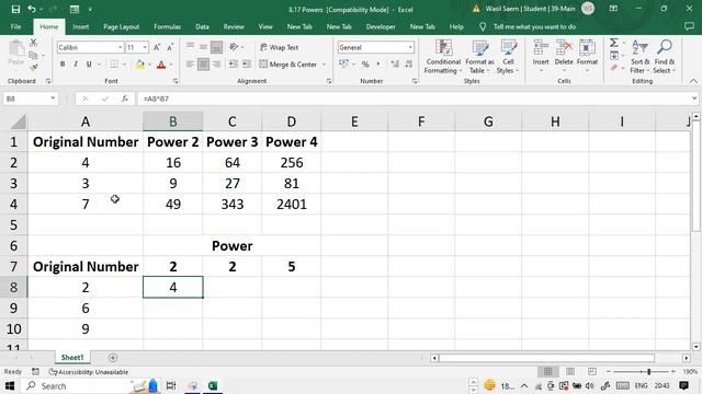 A-Level IT Spreadsheets Course Book Practical Activity -- 8.15 -- A Level IT 9626 смотреть онлайн