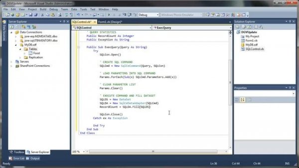 VB.NET Database Tutorial - Update a Database From a DataGridView (Visual Basic .NET)