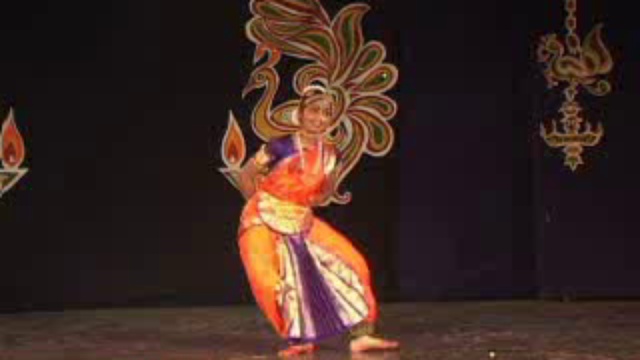Классический индийский танец Bharata natyam. смотреть онлайн