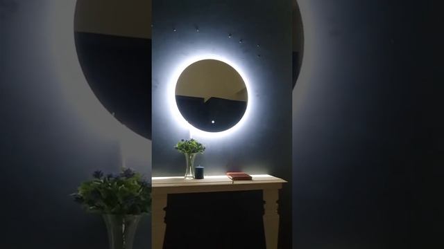 Зеркало с подсветкой круглое Афродита смотреть онлайн