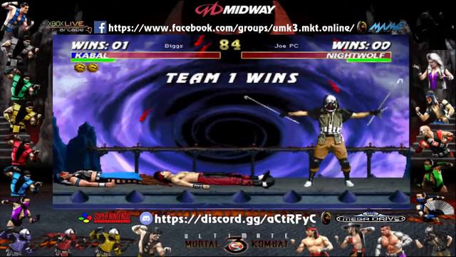 UMK3 Tag Team Kombat|M.A.M.E.|2 vs. 2| (HD) смотреть онлайн