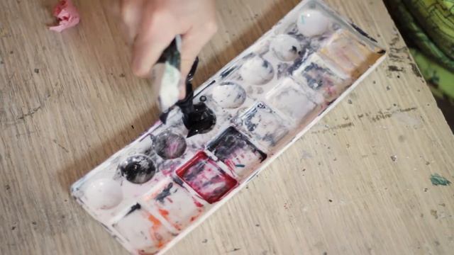 Рисую граффити на холсте в стиле Cyberpunk маркерами и самодельным баллончиком! смотреть онлайн