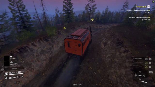 SNOWRUNNER Лучшая МОД Карта Mudrunner Remastered Region смотреть онлайн