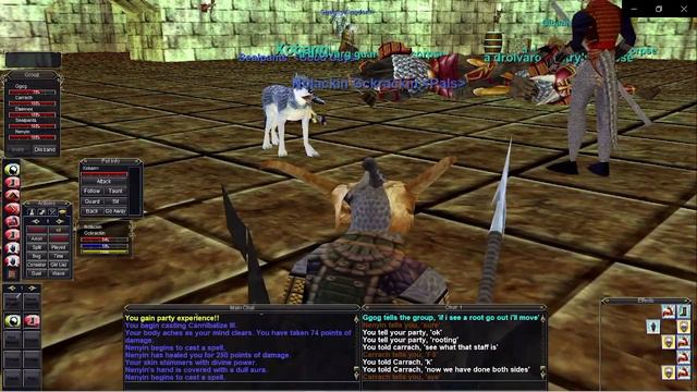 EverQuest P99 BLENDY RCY Group Karnors Castle / EQ Project 1999 Shaman Lvl 54 in full group (green) смотреть онлайн