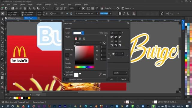 Simple Flyer Design Corel draw 2021 Tutorial смотреть онлайн