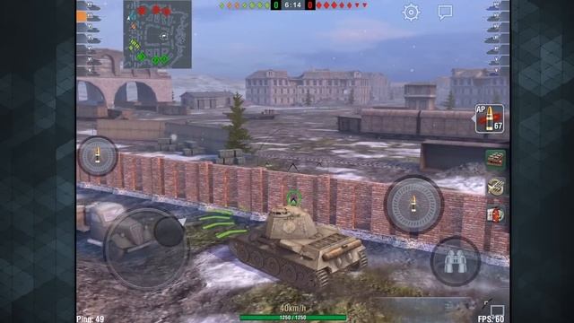 World Of Tanks Blitz - Vk 30.02 D Gameplay смотреть онлайн