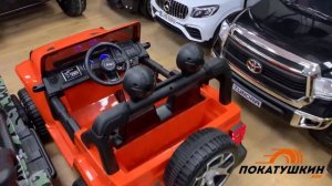 Среднеразмерный детский внедорожник Jeep Wrangler Rubicon