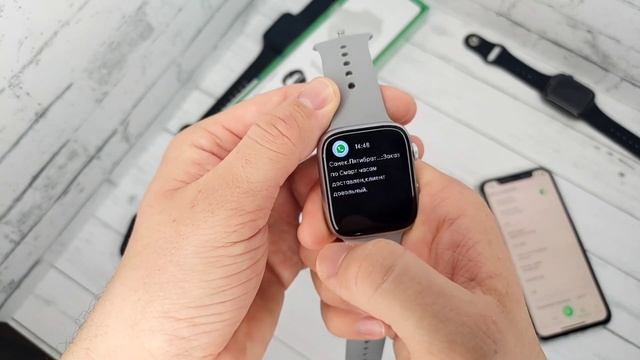 Apple watch 7 45 mm лучшая копия новинка 2022 года смотреть онлайн