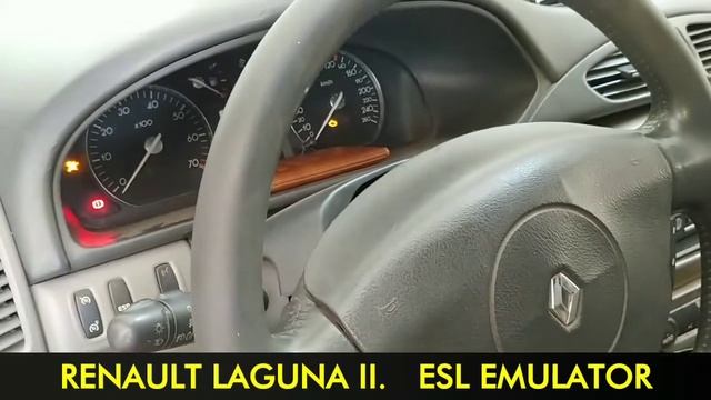 Renault Steering Lock Emulator⏩⏩⏩LAGUNA II  ESL EMULATOR⏪⏪⏪