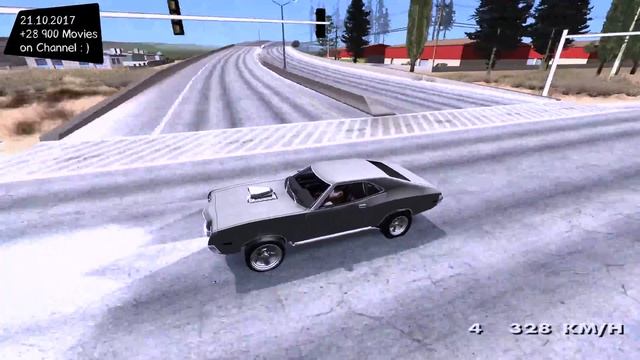 1972 Ford Gran Torino Drag Grand Theft Auto V , VI - future _REVIEW смотреть онлайн