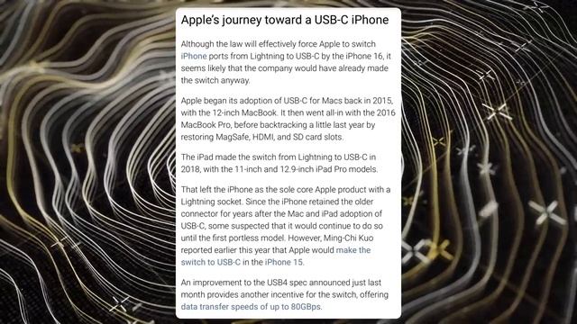 USB-C Is Officially Coming To iPhones: Everything You Need To Know смотреть онлайн