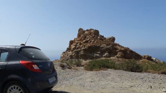 Едем от пляжа Фаласарна в Элафониси часть1 смотреть онлайн