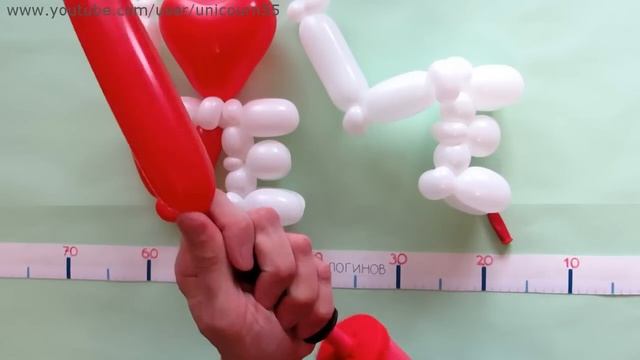 Ребус, слово Love из шаров / Love word of balloons смотреть онлайн