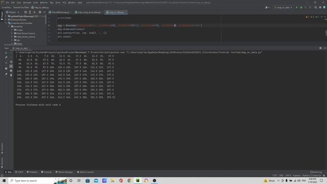 Python for atmospheric science tutorial part 6 (reading, plotting, animating netcdf data) смотреть онлайн
