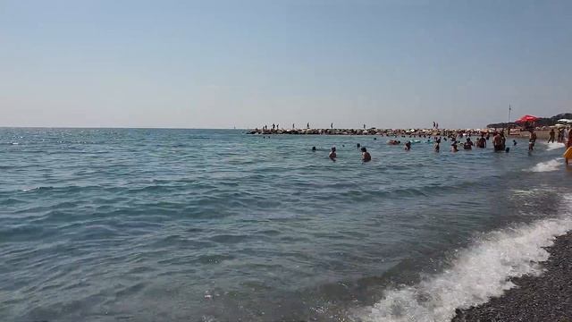 ??Cecina, Italy Walk Beach "Le Gorette" | Чечина пляж "Ле Горетте" смотреть онлайн
