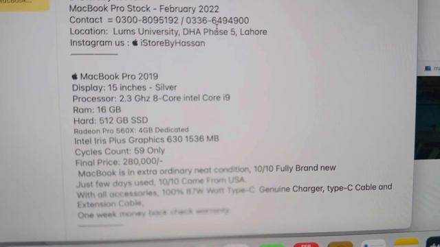 MacBook Pro 2019, 15inches, 16GB, 512GB, i9, 4GB Graphics #applemacbook #applemacbookpro смотреть онлайн