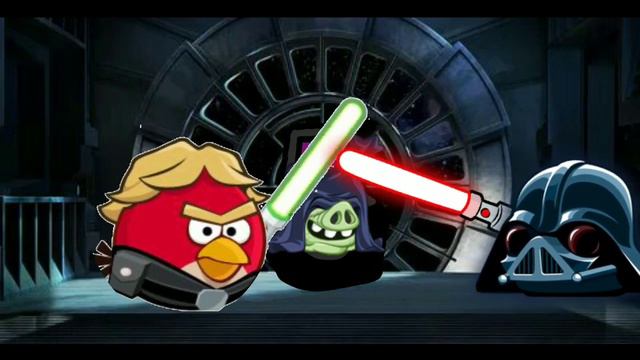 angry birds star wars Luke Skywalker vs Darth Vader final battle смотреть онлайн