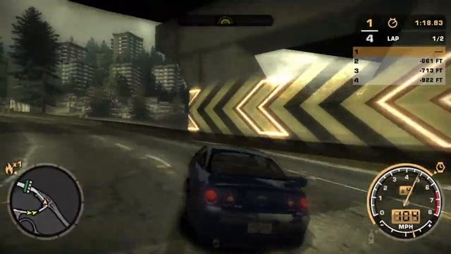 NFS Most Wanted | On Route To Challenging Blacklist 15: Ep -1 | Chevrolet Cobalt SS | Circuit Race смотреть онлайн