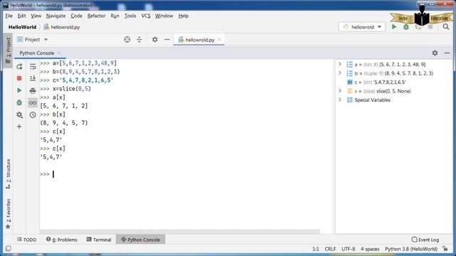 #26 PYTHON -ல் Slice Function எப்படி பயன்படுத்துவது பார்க்கலாம். смотреть онлайн