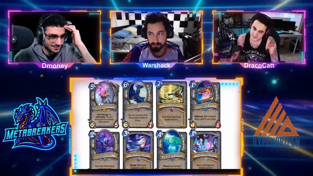 Metabreakers initial dive into HEARTHSTONE 2 // Core Review! смотреть онлайн