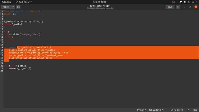 Converting audio format with Python Script | Moviepy tutorial | Video Editing with Python смотреть онлайн