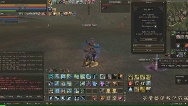 lineage2 naia server 1h xp in silent valley смотреть онлайн