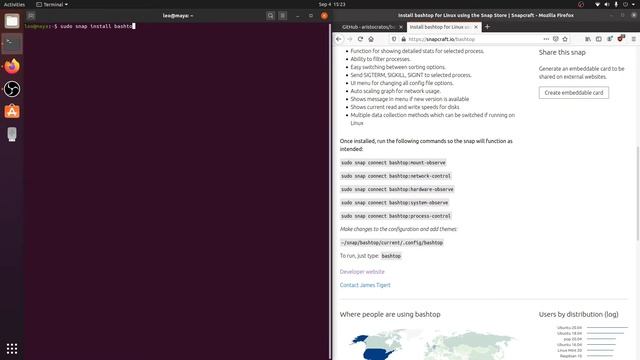 Let's Install Bashtop in Ubuntu 20.04 смотреть онлайн