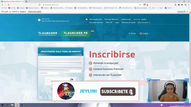 Como CREAR una CUENTA en TLAUNCHER Fácil y Rápido (Como REGISTRARSE en TLAUNCHER) смотреть онлайн