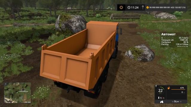 Farming Simulator 17. Обзор мода: УРАЛ М Самосвал. (Ссылка в описании) смотреть онлайн