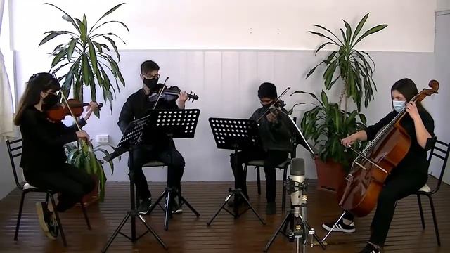 Gavotte en G minor BWV 822 - J.S. Bach - Cuarteto de Cuerdas Orquesta Municipal San Salvador смотреть онлайн