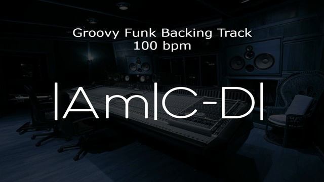 Groovy Funk backing track in A minor | Guitar jam track | 100 bpm смотреть онлайн