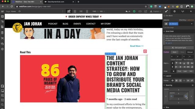 RECREATING GARYVEE'S WEBSITE with Webflow (3-hour design sprint) смотреть онлайн