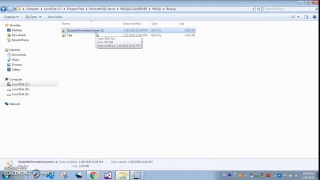 backup and restore sql server database смотреть онлайн