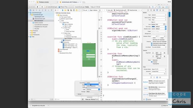 Firebase Tutorial for iOS - Ep 8 - Authentication using an Email Login Page смотреть онлайн