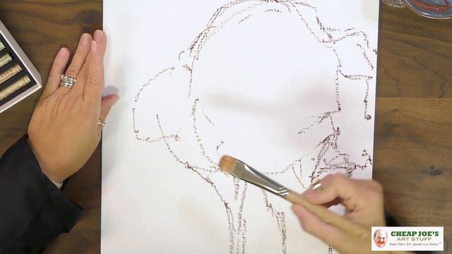 Cheap Joe's 2 Minute Art Tips - Sketching with Oil Pastel смотреть онлайн