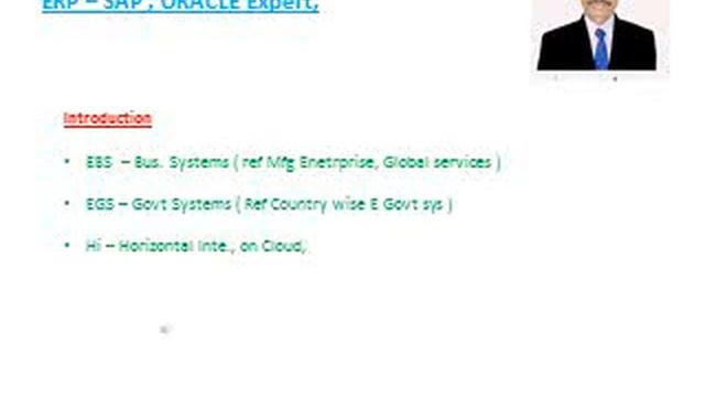 EGS EBS - Govt. Business Systems ,ERP SAP Oracle смотреть онлайн